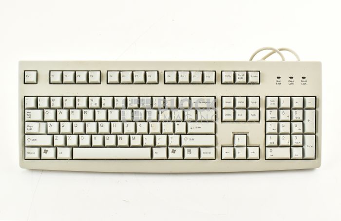 G83 6104lpneu 0 Ge Cathangio White Ps2 Keyboard Block Imaging 